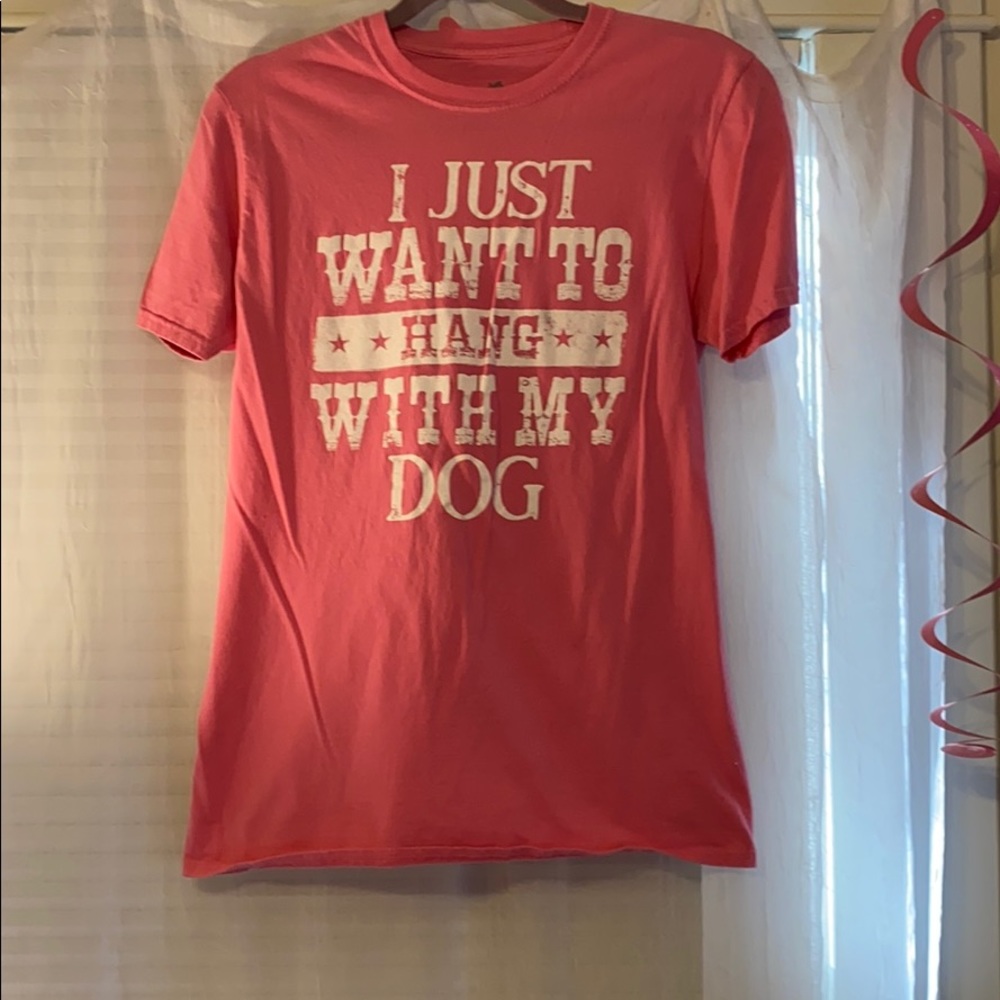 Pink graphic tee